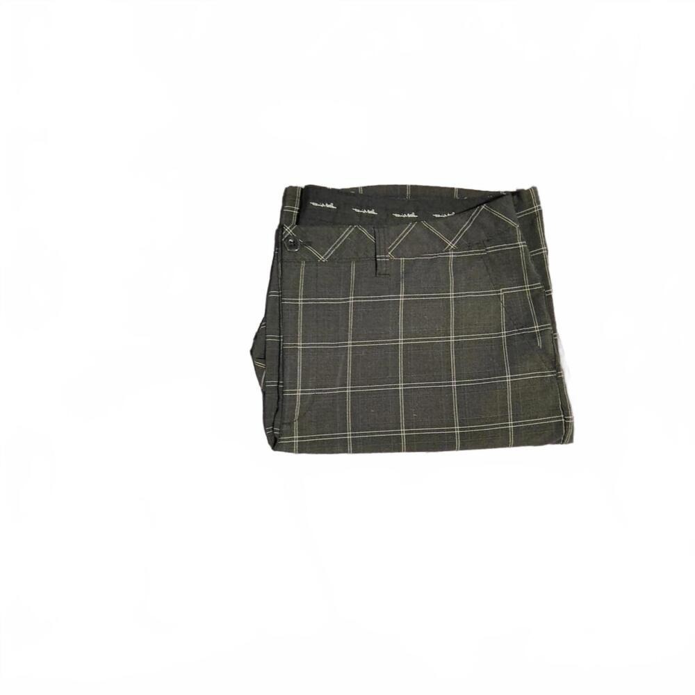 Travis Mathew Mens Gray Plaid Performance Golf Shorts Size 40 Chinos Preppy - Picture 4 of 6